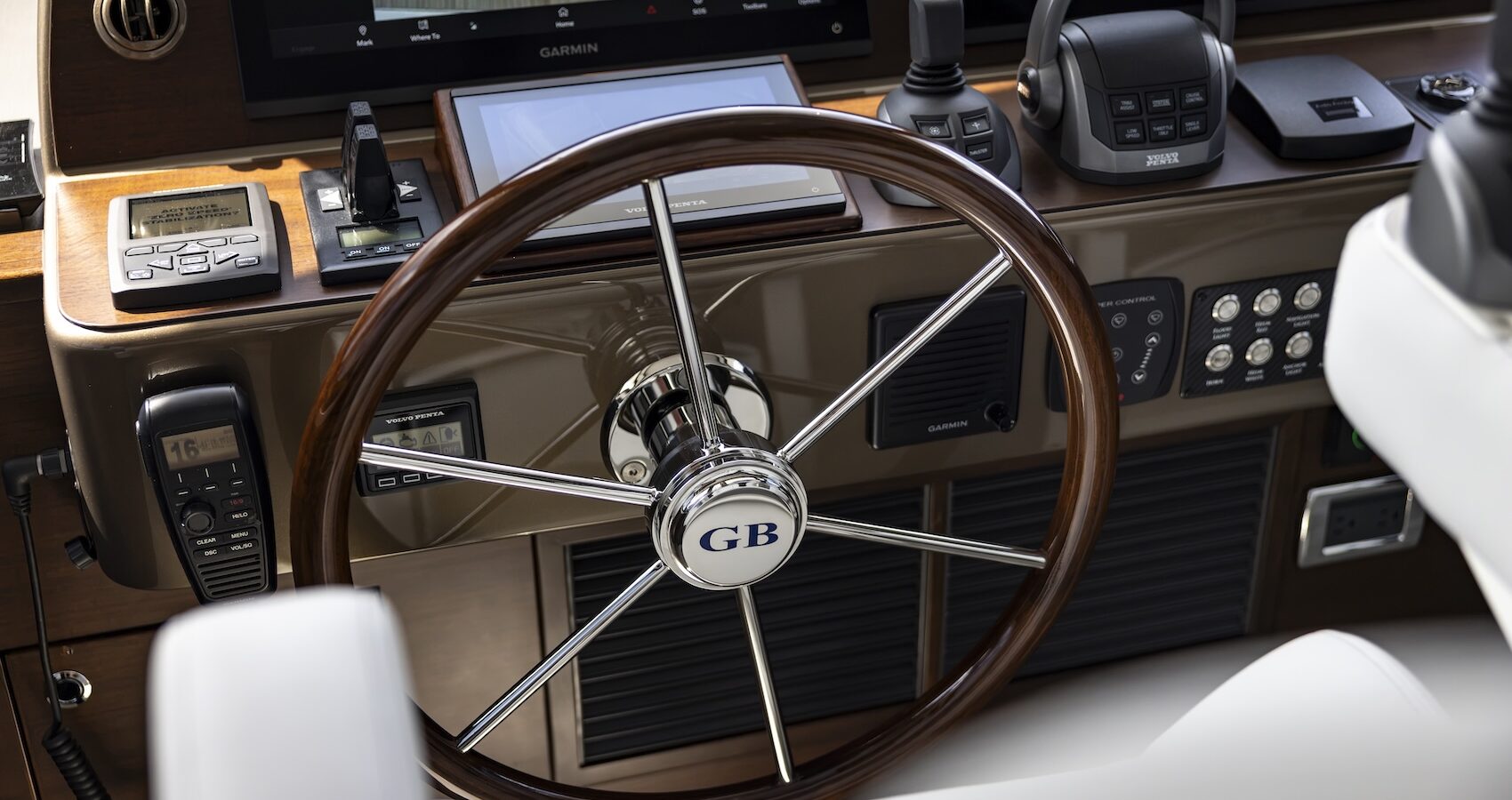 The Grand Banks 65 Skylounge, photographed in Stuart, Florida.